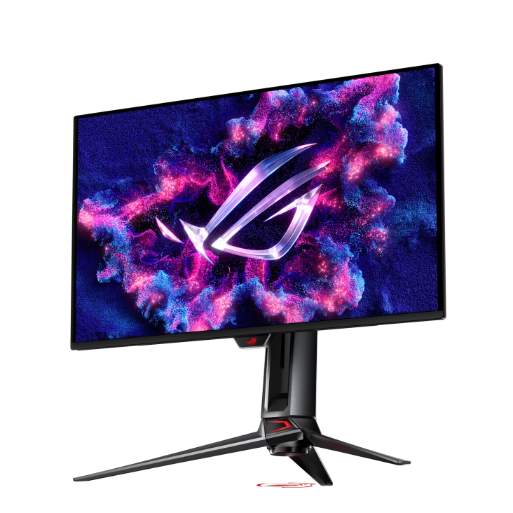 ASUS ROG Swift OLED PG27UCDM – 4K, 240 Hz – skærm set forfra