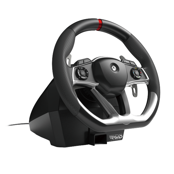 HORI - Force Feedback Racing Wheel DLX + 7-Gang-Rennschalthebel-Bundle für Xbox Series X - S, Xbox One und PC (Windows 11/10)