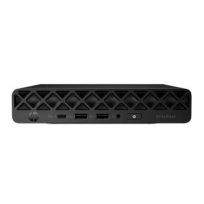 HP EliteDesk 8 Mini G1a 999A4ET i sort, set forfra