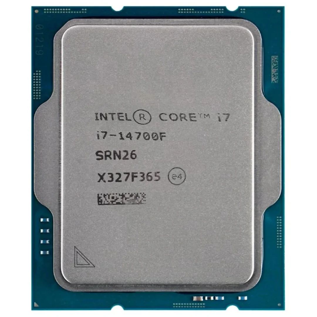 Intel Core i7 14700F processor – set ovenfra