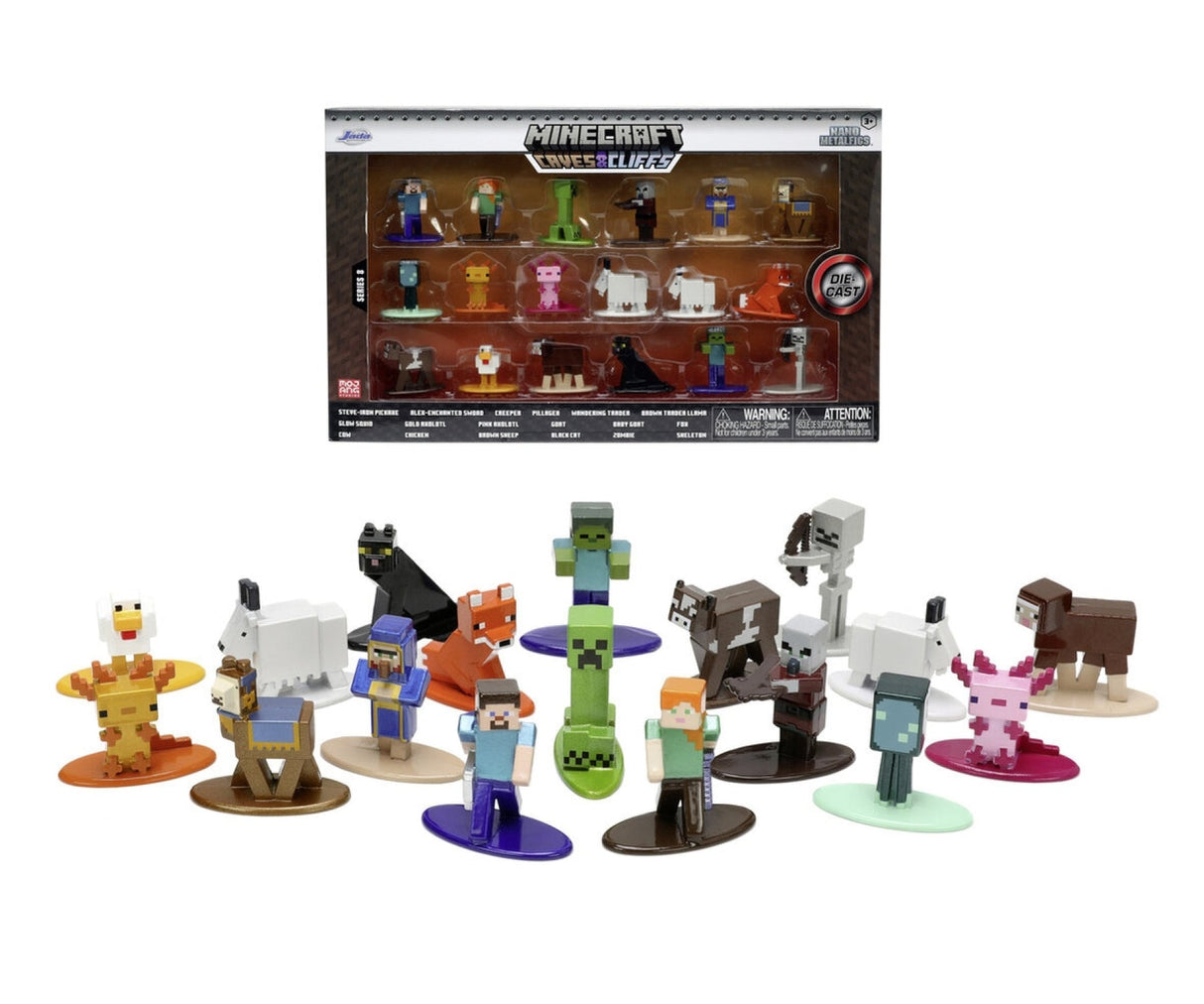 Jada - Minecraft - Multi Pack Nanofigs - Wave 8 (9333694314R00) Jada
