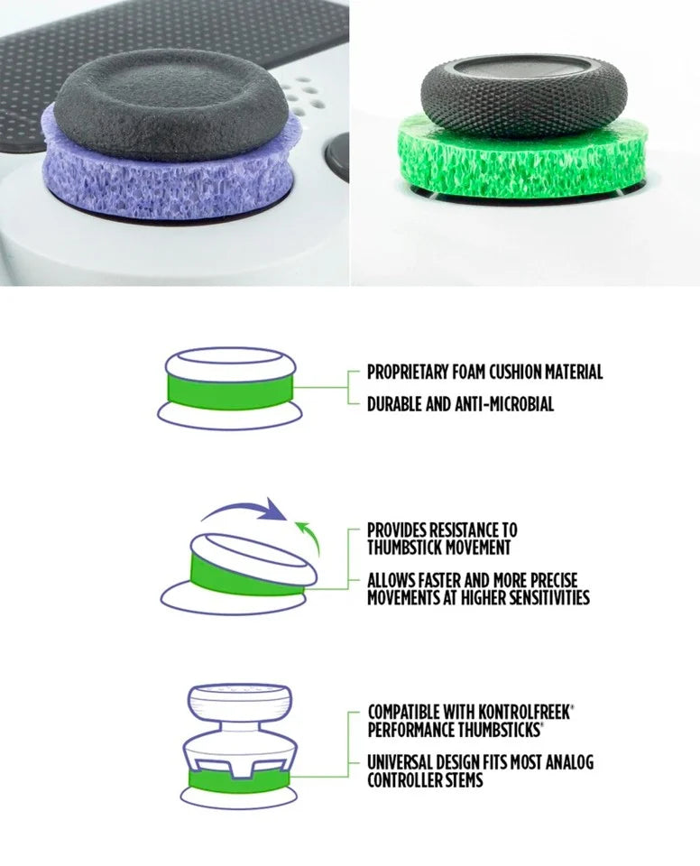 KontrolFreek – Präzisionsringe, gemischt, 6er-Pack