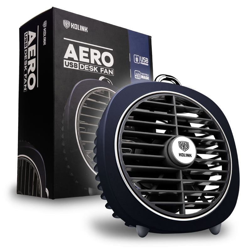 Kolink Aero USB-Ventilator – Mitternachtsblau