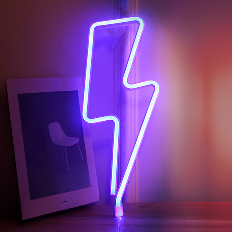 Blaue LED-Neonlampe