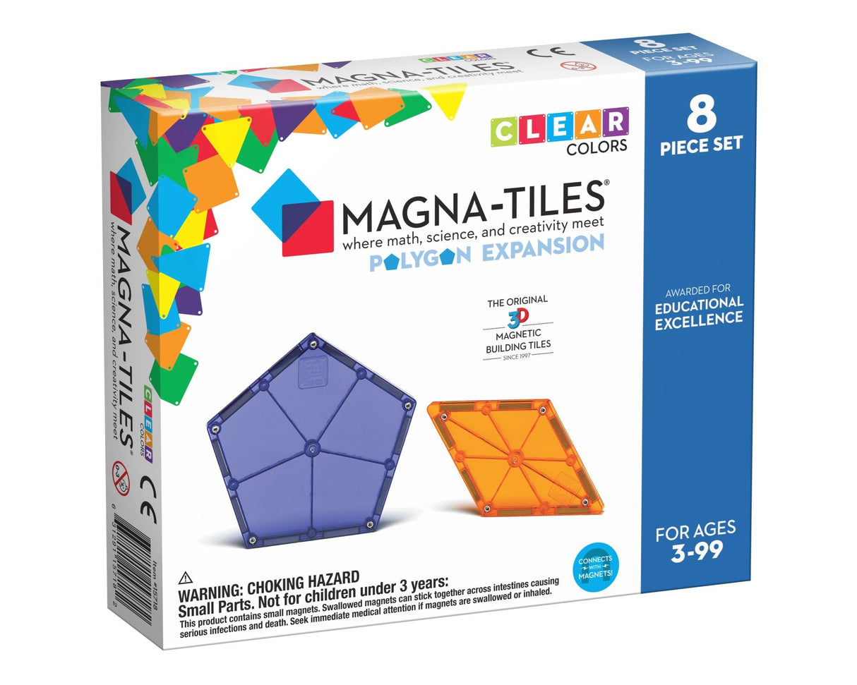 MAGNA-TILES - Polygons Expansion 8 pcs set (90217) Magna Tiles