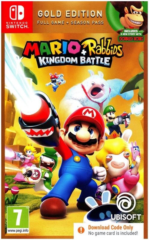 Mario + Rabbids Kingdom Battle (Gold Edition) (Code in a Box) - Nintendo Switch