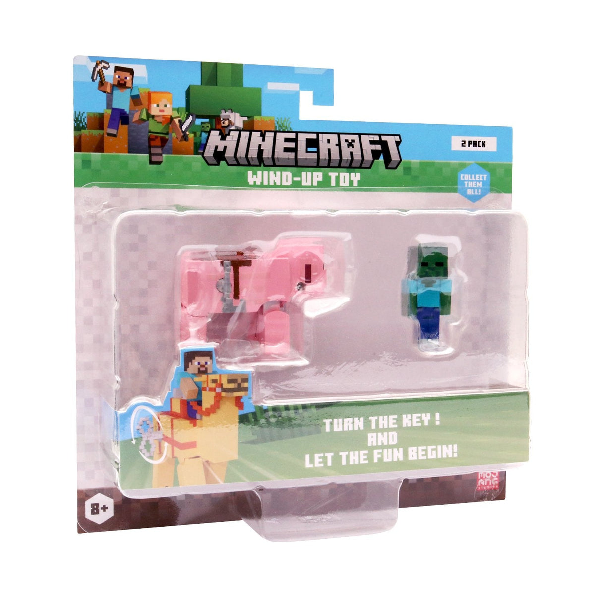 Minecraft - 3D Wind-Up Toy - Pig Minecraft