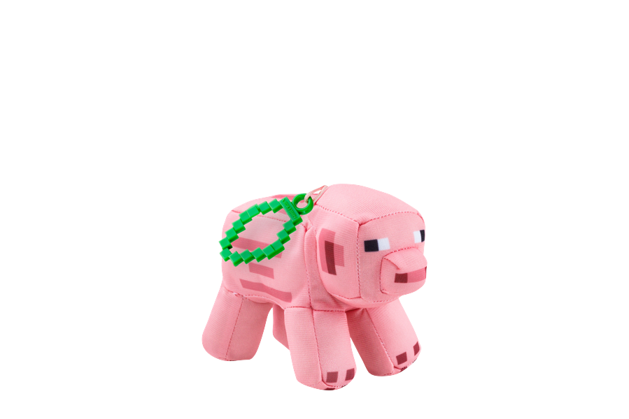 Minecraft - Clip-on Plys - Pig