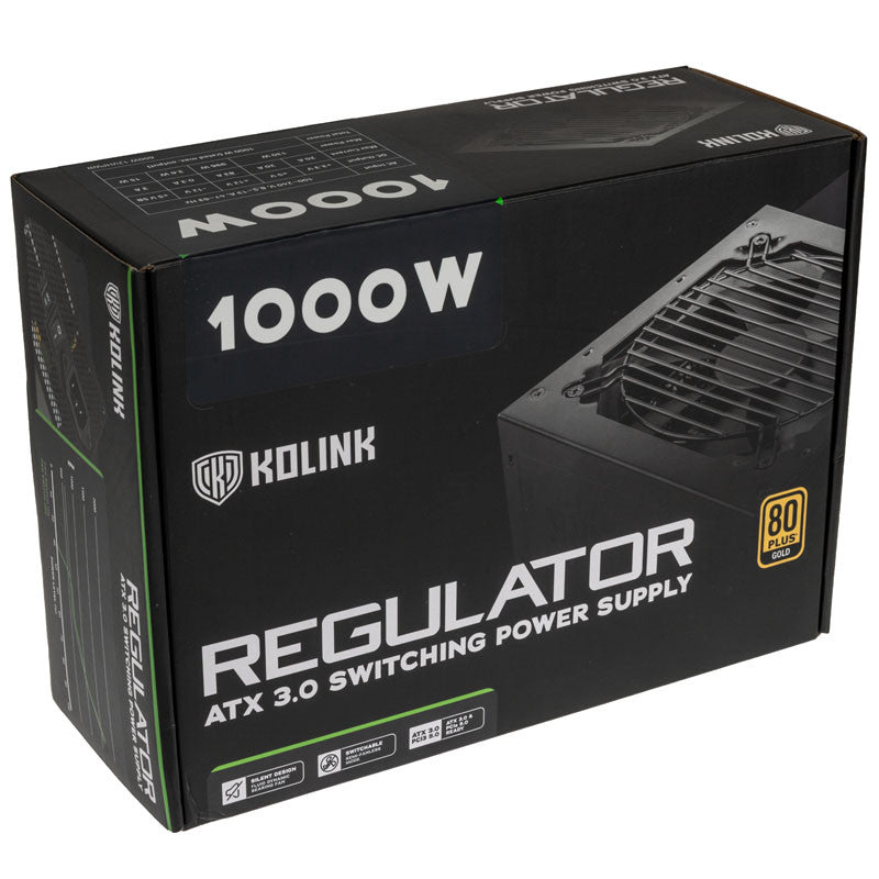 Kolink KL-R1000FG Netzteil. Gen5. Gold - 1000 W, ATX 3.0, 600 W 12VHPWR