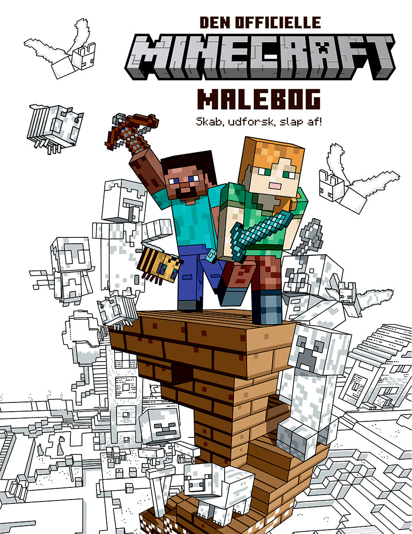 The Official Minecraft Coloring Book Forlaget Tukan