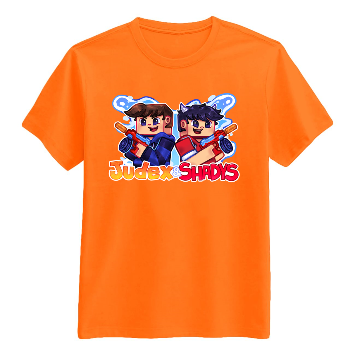 Judex x Shadys Wasserpistolen-T-Shirt – Orange