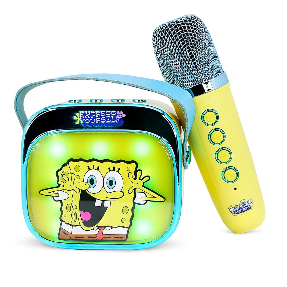 OTL - Light Up Wireless Karaoke Speaker W/ Microphone - SpongeBob Square Pants OTL