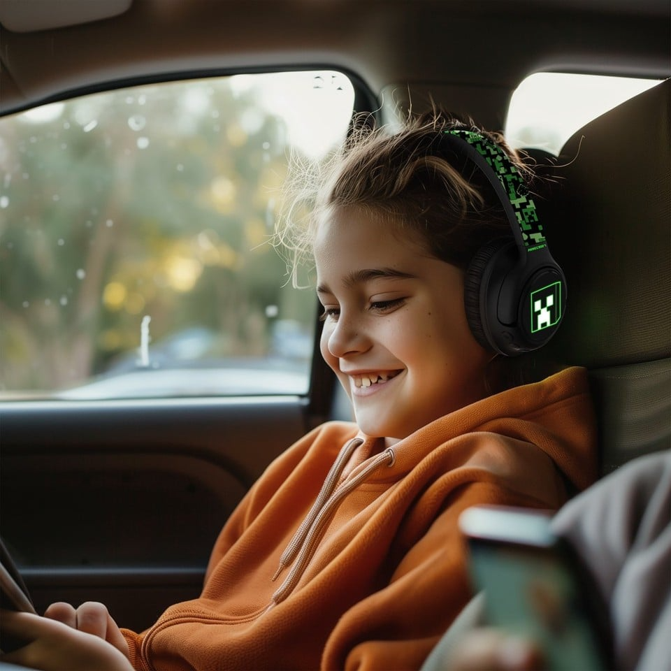 OTL – Kabellose Minecraft-Kopfhörer mit LED-Beleuchtung