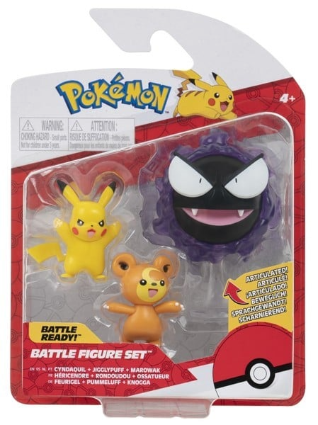 Pokémon - Kampffiguren 3er-Pack - Teddiursa (PKW2347)