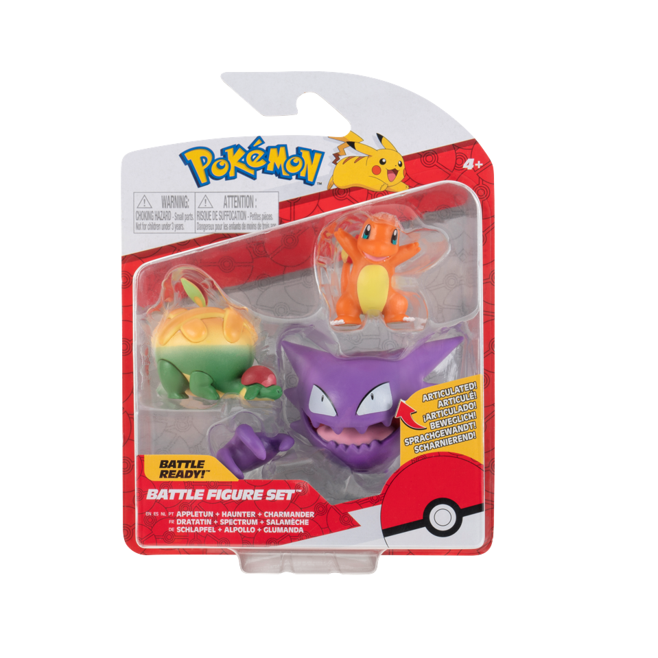 Pokémon - Battle Figure - 3 PK - Assorteret (95155_10)