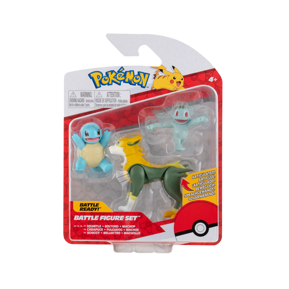 Pokémon - Battle Figure - 3 PK - Assorteret (95155_10)