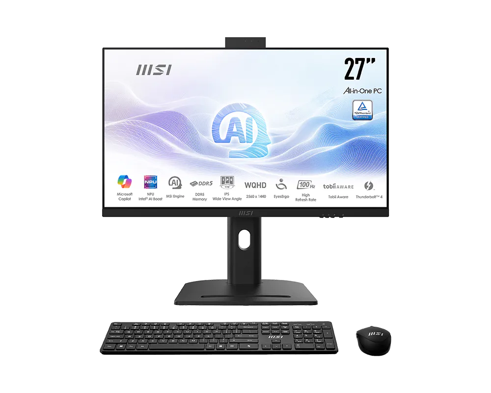 AIO MSI Modern AM273QP AI 1UMG-410AT 27 CU5 125H/16GB/512SSD/W11 Pro black – producentfoto