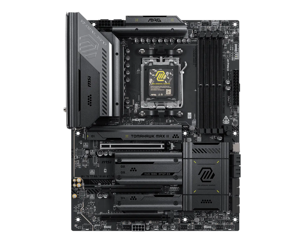 MSI MAG B850 TOMAHAWK MAX WIFI II bundkort - AM5, ATX