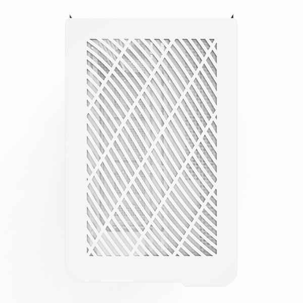 Montech King 95 Hvid - curved glas