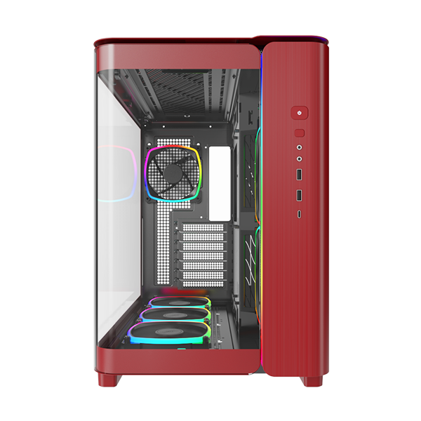 Montech King 95 Pro Rød- curved glas