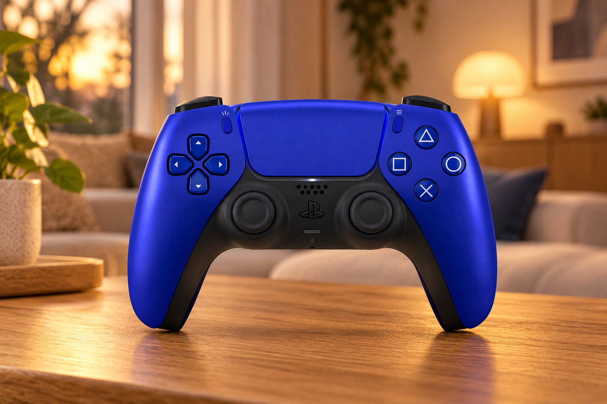 Sony DualSense-controller til PS5 – Cobalt Blue – stemningsbillede