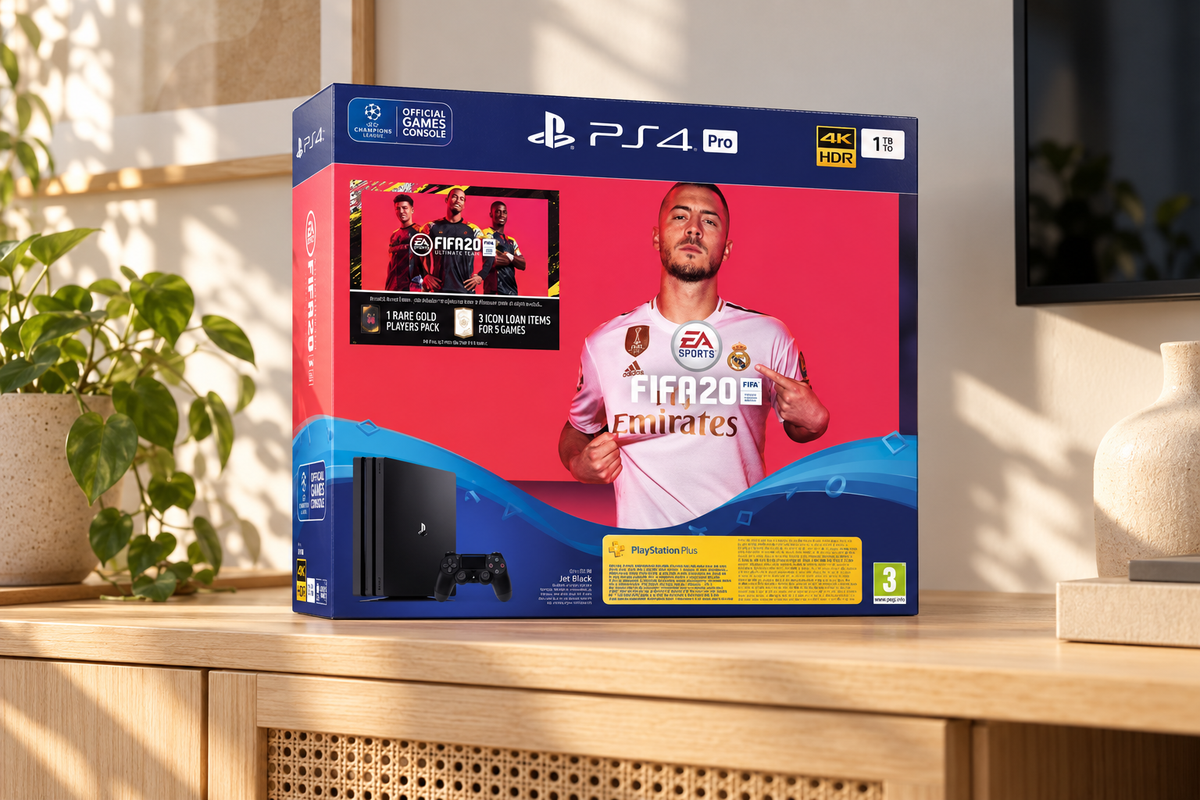 Playstation 4 Pro Console 1TB (FIFA 20 Code Expired) – stemningsbillede