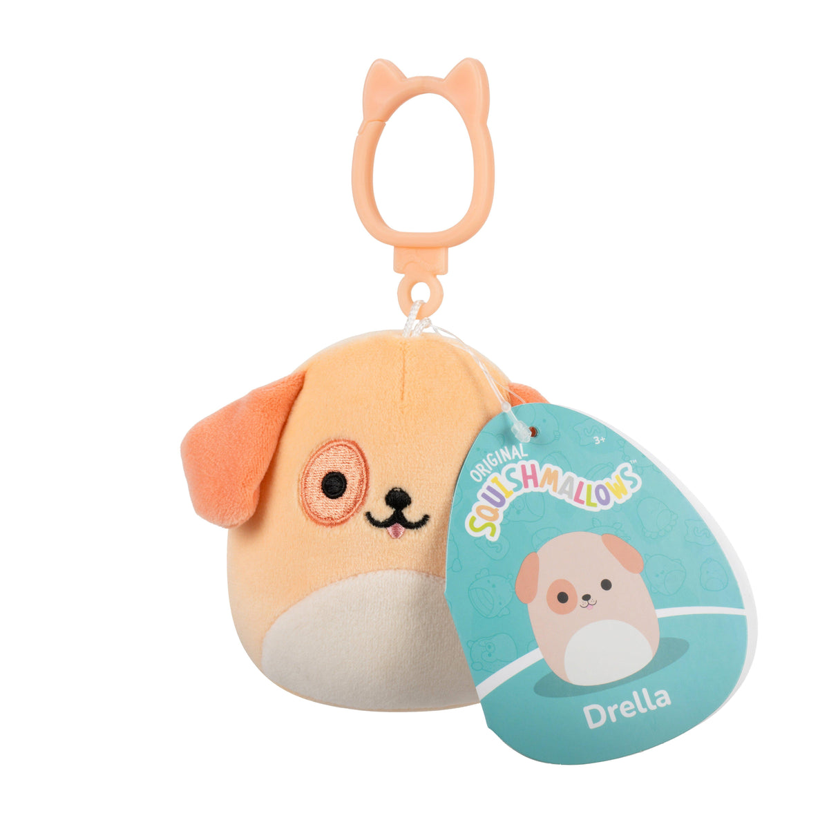Squishmallows - 9 cm - Clip On - Drella Dog Squishmallows