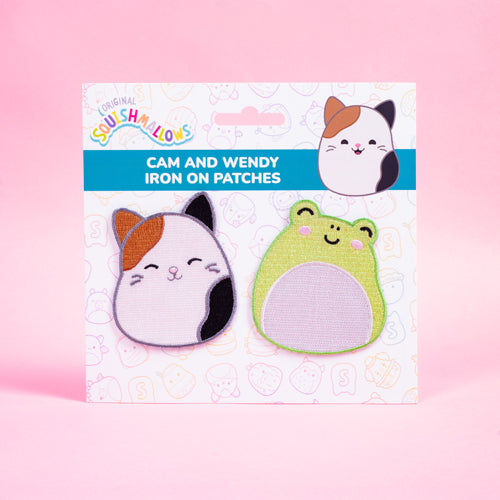 Squishmallows - Iron on Patches Cam & Wendy - Vibrant Squishmallows