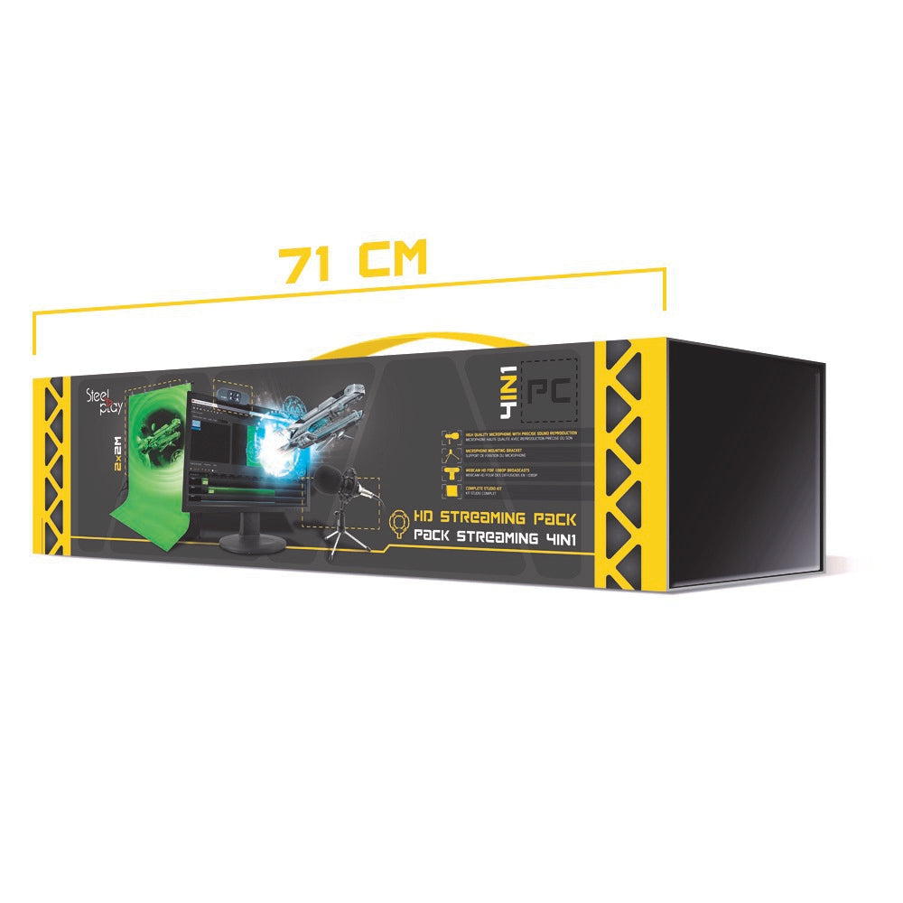 Steelplay Pack Streaming Pro HD 4 in 1 Steelplay