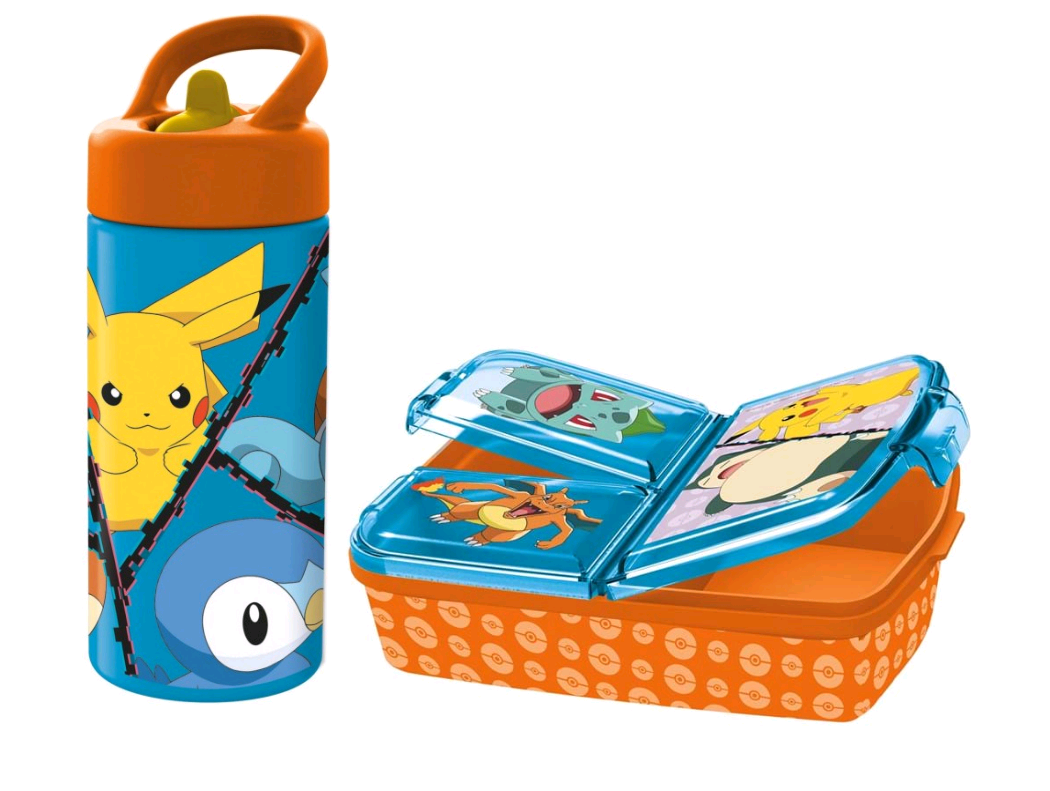 Stor - Lunch Box & Water Bottle - Pokémon Pokémon