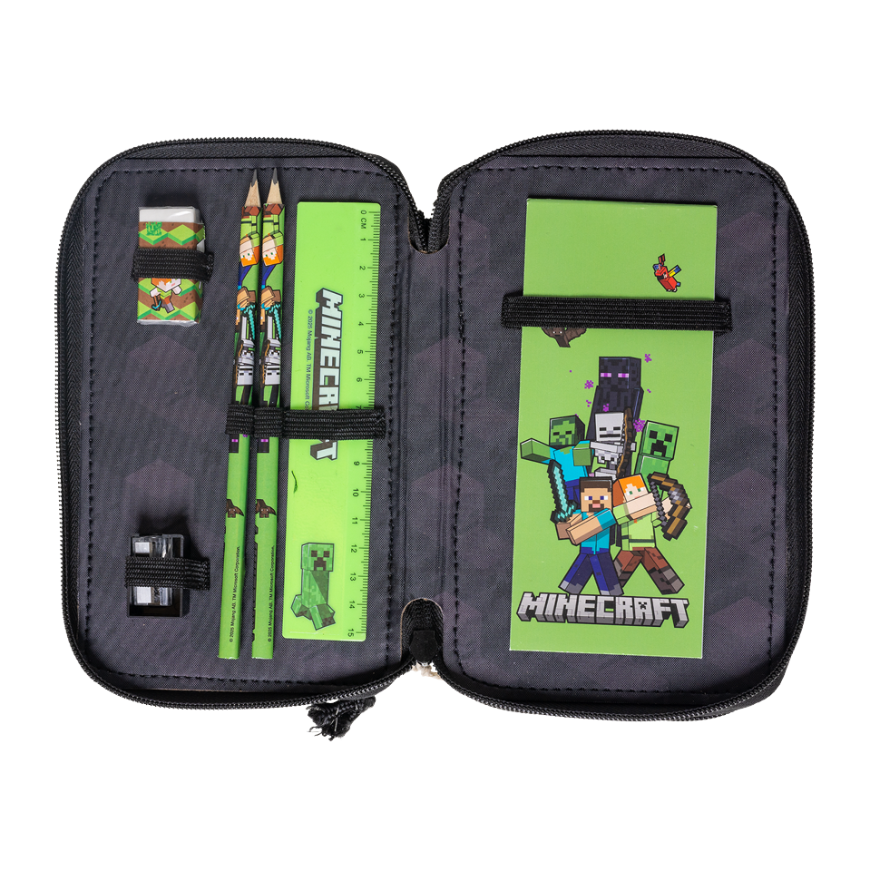 Stor - Minecraft Filled Double Decker - Multi-colored