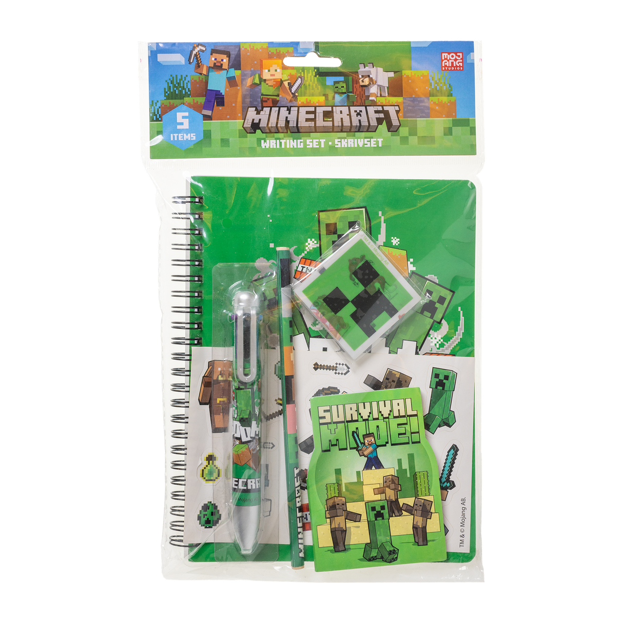 Stor - Minecraft Writing Set w/ multi-col. pen (166506128) Stor