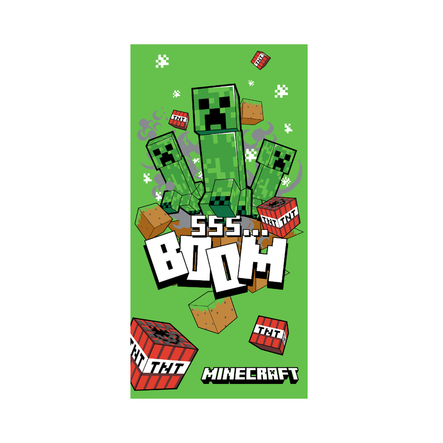 Towel - 70 x 140 cm - Minecraft Boom (1029328) BrandMac