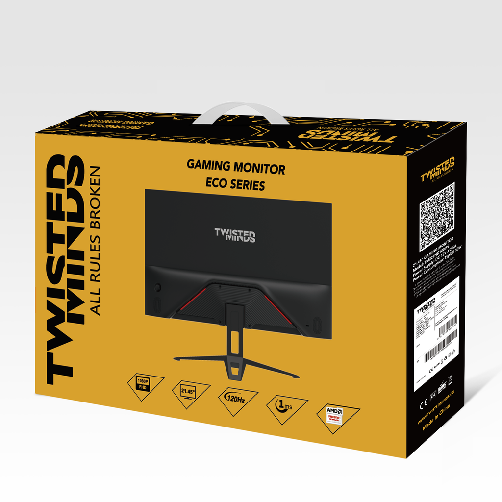 TWISTED MINDS 22” FHD Gaming Skærm – 120Hz