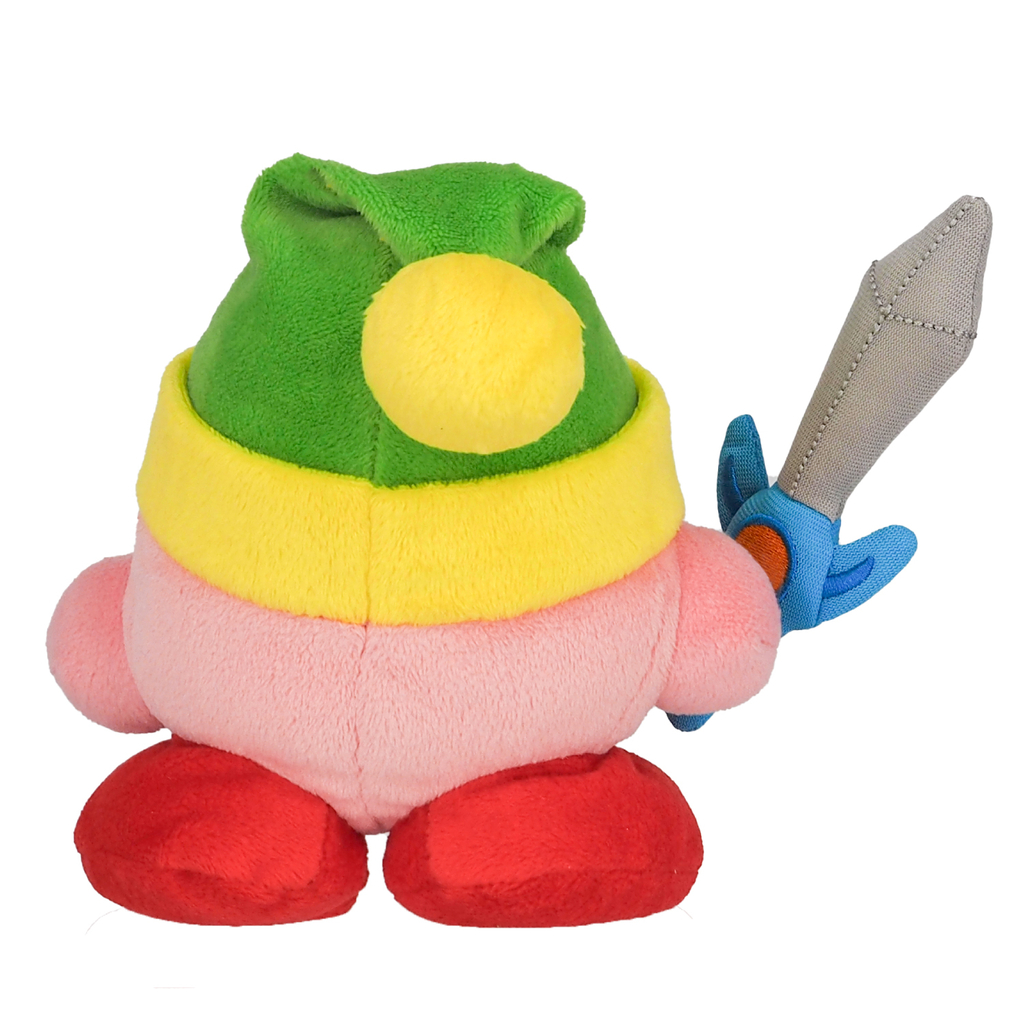 Nintendo Kirby med sværd bamse – 12 cm – anden vinkel