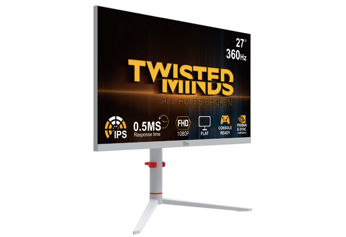 TWISTED MINDS ARTIC PRO SERIES 27" FHD - 360HZ - WHITE