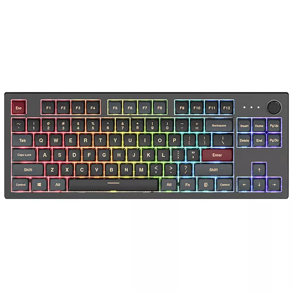 Montech MKey TKL Darkness - Gateron G Pro 2.0 Rød - sort/Rød