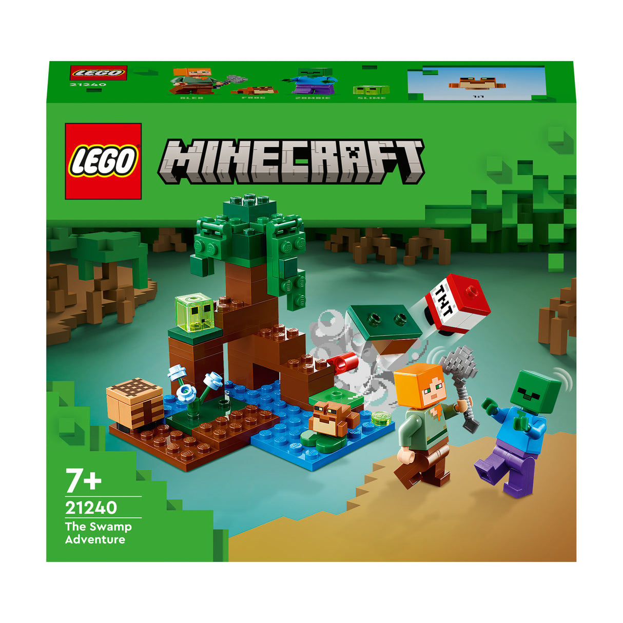 LEGO Minecraft 21240 Das Sumpfabenteuer