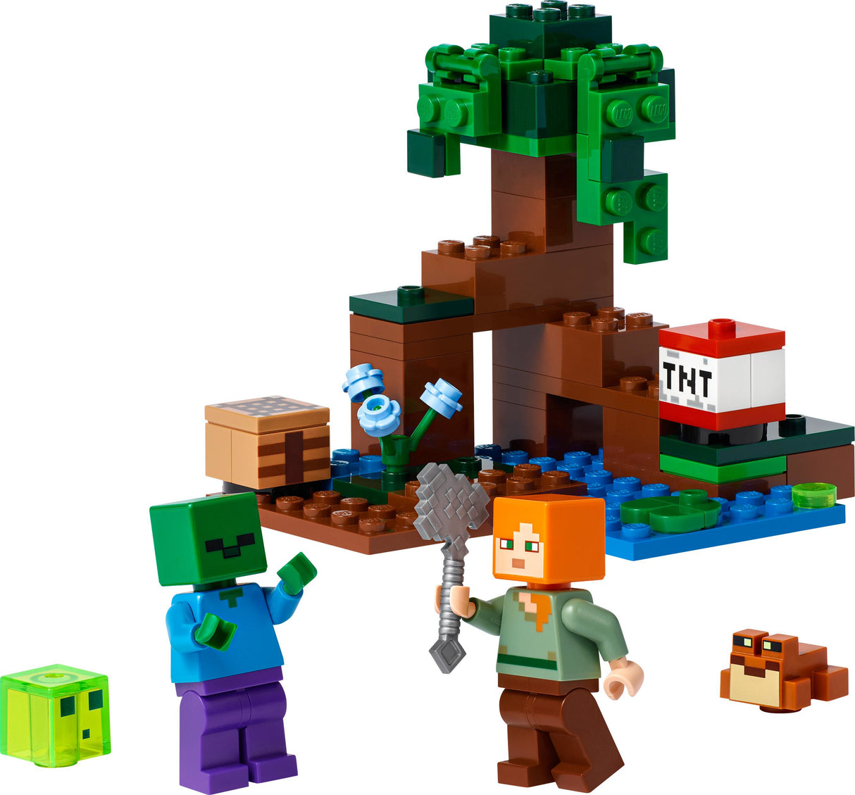 LEGO Minecraft 21240 Das Sumpfabenteuer