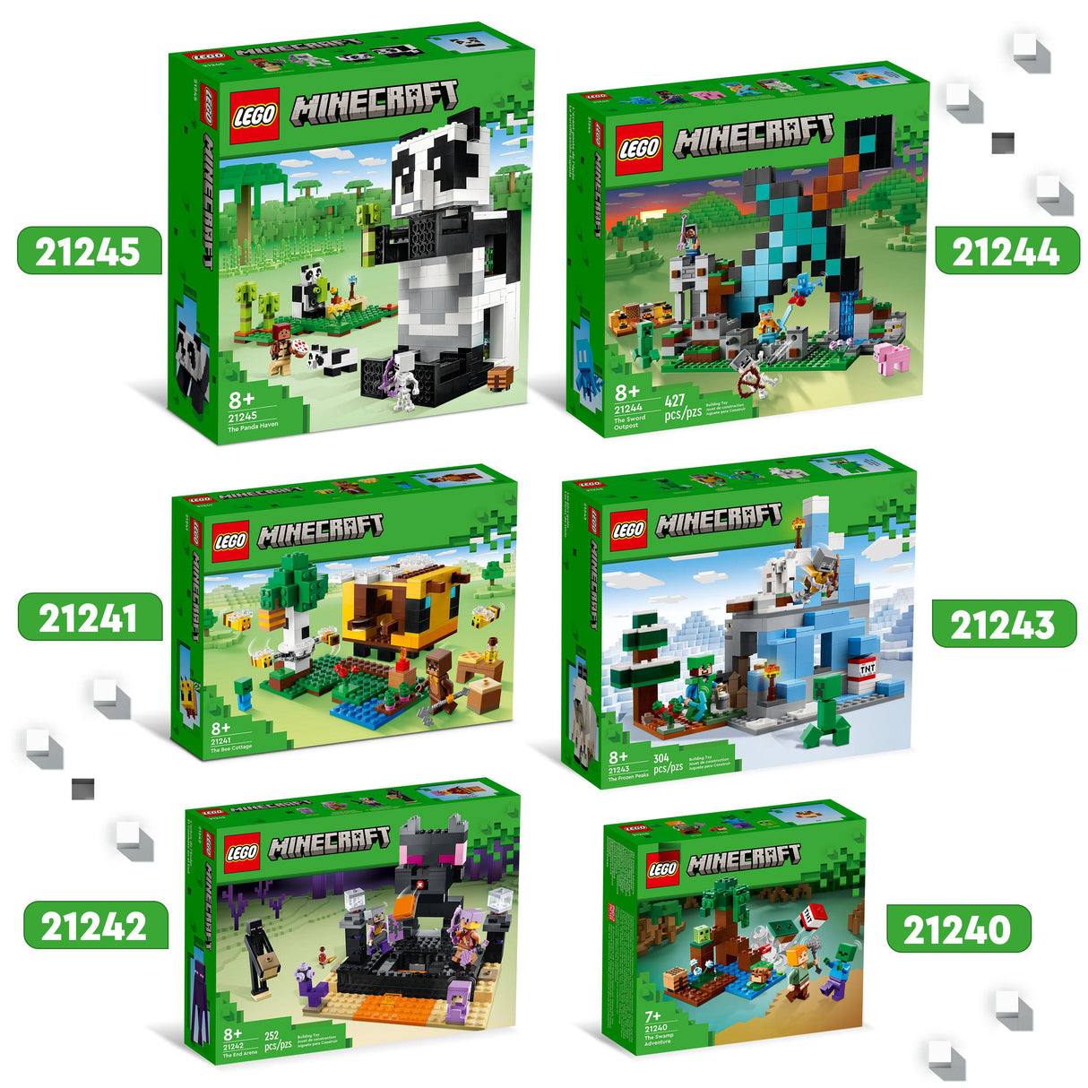 LEGO Minecraft 21240 Das Sumpfabenteuer