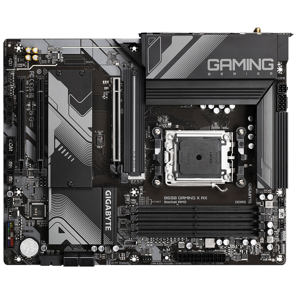 GIGABYTE B650 GAMING X AX Motherboard – AMD B650 – AMD AM5-Sockel – DDR5 RAM – ATX