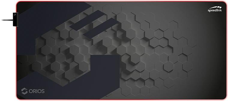 SpeedLink – Orios LED-Gaming-Mauspad, Größe XL/weich
