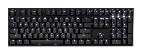 Ducky One 2 Backlit, Cherry MX Blue /w White LED, Nordic layout /w USB-C connection /PBT keycaps Ducky