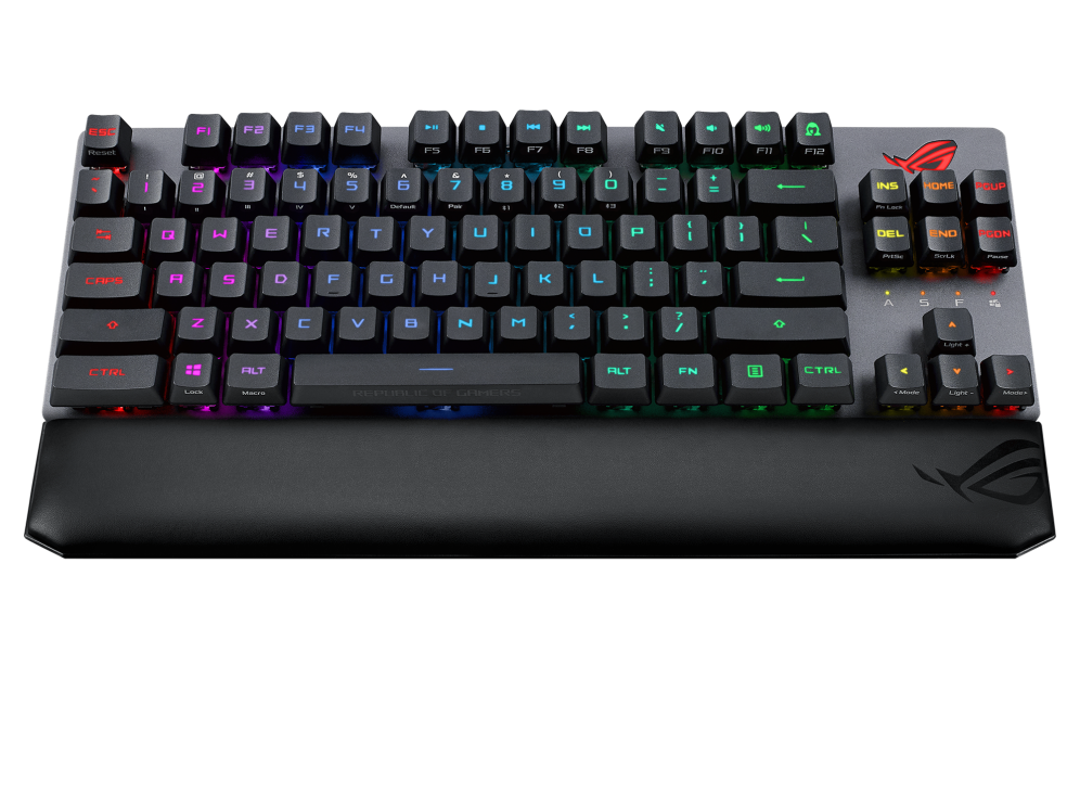 ASUS ROG Strix Scope RX TKL Deluxe kabellose Gaming-Tastatur (RX optische mechanische Schalter)