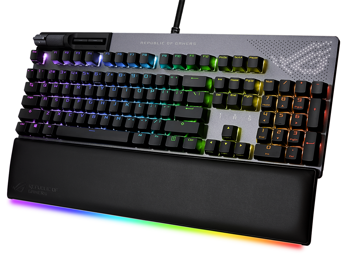 ASUS ROG Strix FLARE II ANIMATE PBT-Gaming-Tastatur (NX Red Switches)