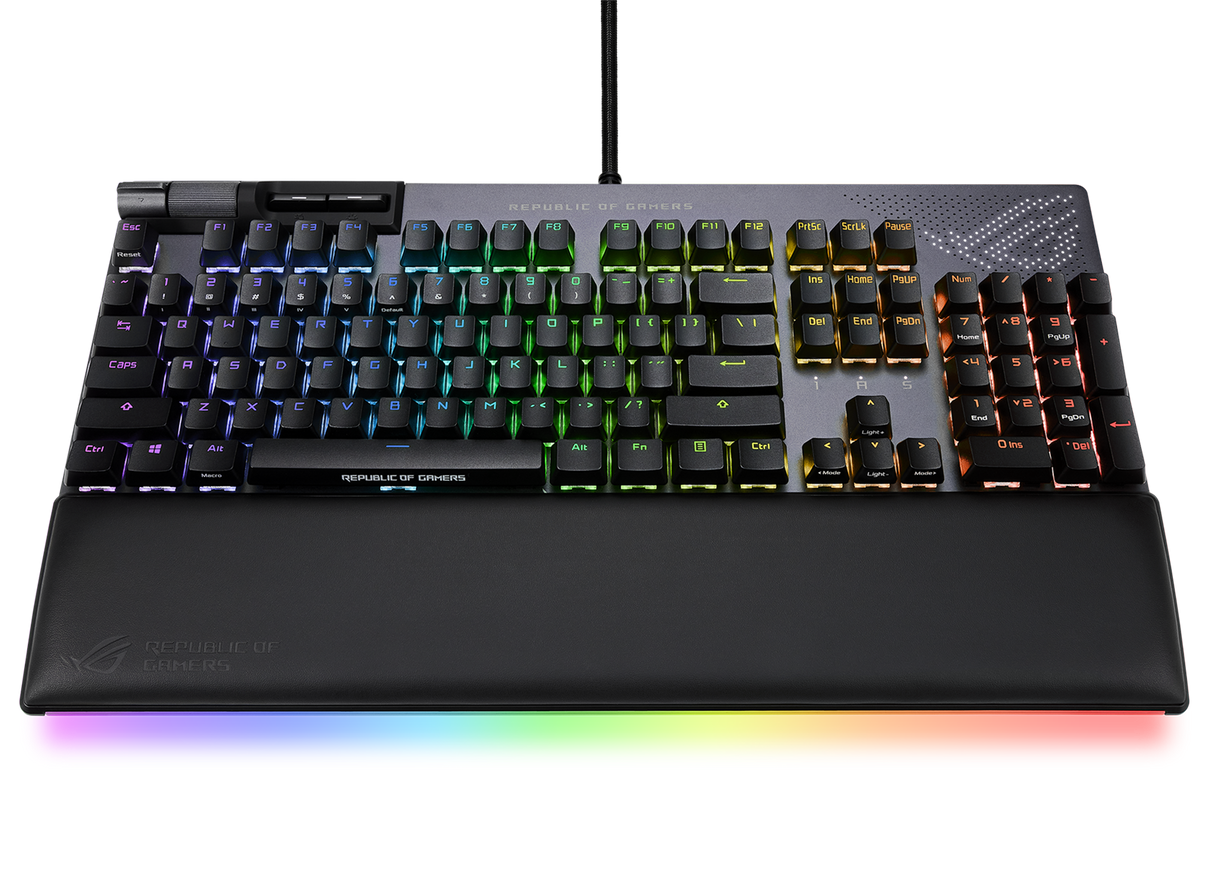 ASUS ROG Strix FLARE II ANIMATE PBT-Gaming-Tastatur (NX Red Switches)