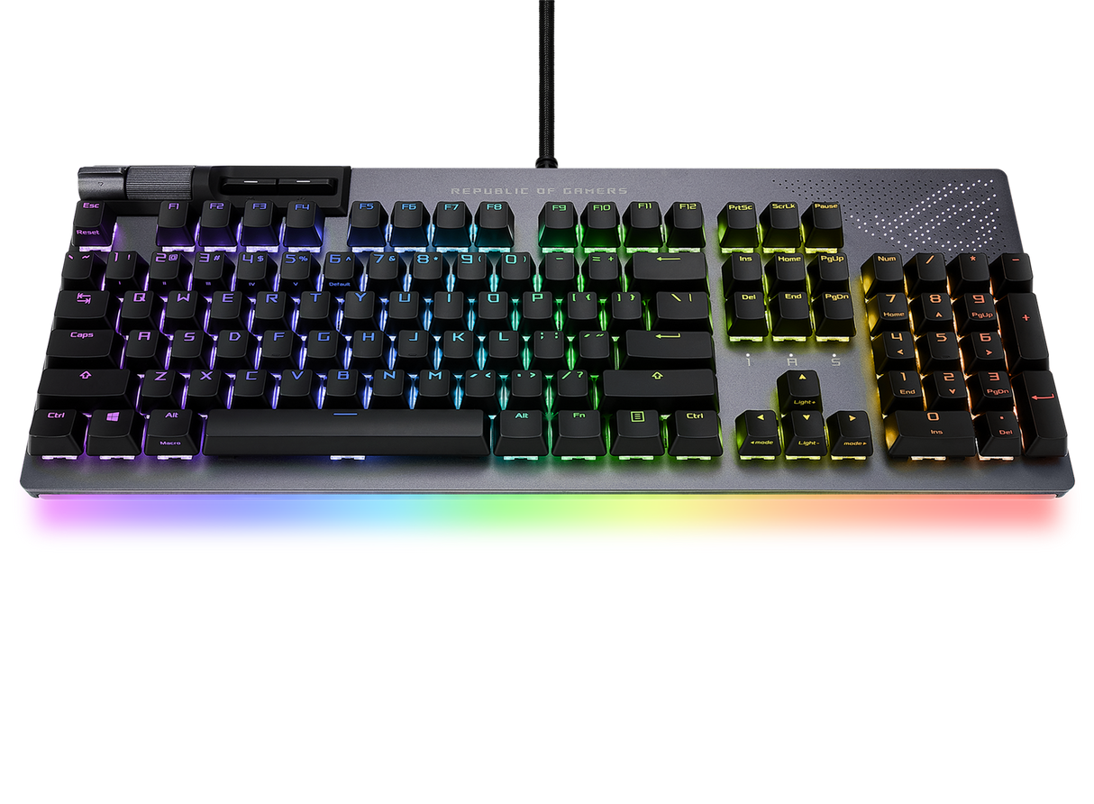 ASUS ROG Strix FLARE II ANIMATE PBT-Gaming-Tastatur (NX Red Switches)