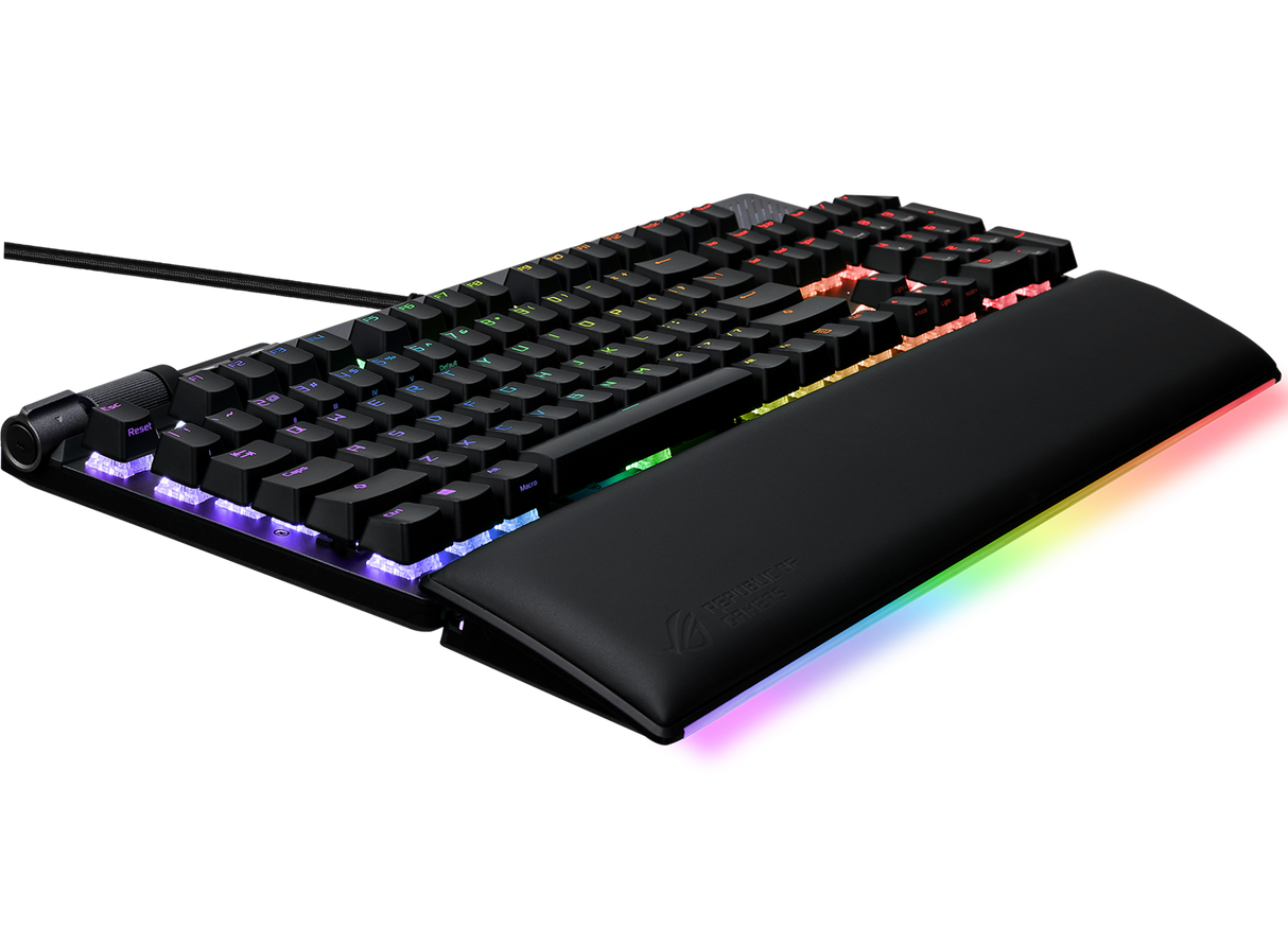 ASUS ROG Strix FLARE II ANIMATE PBT-Gaming-Tastatur (NX Red Switches)