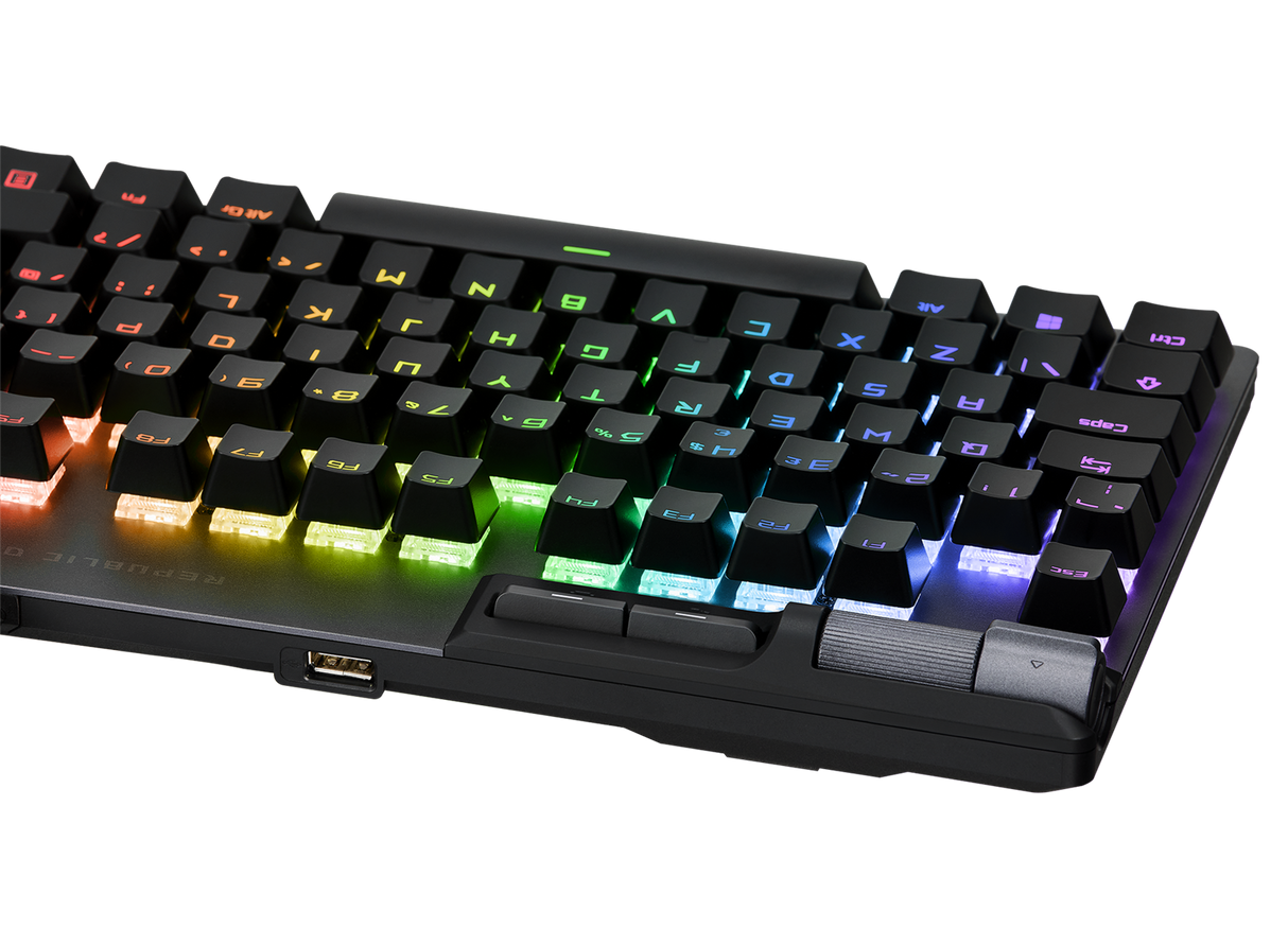 ASUS ROG Strix FLARE II ANIMATE PBT-Gaming-Tastatur (NX Red Switches)