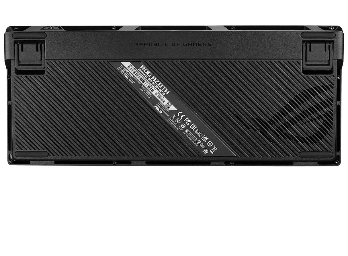 ASUS ROG AZOTH 75 % kabellose DIY-RGB-Gaming-Tastatur, rote NX-Schalter, OLED-Display, PBT-Taste